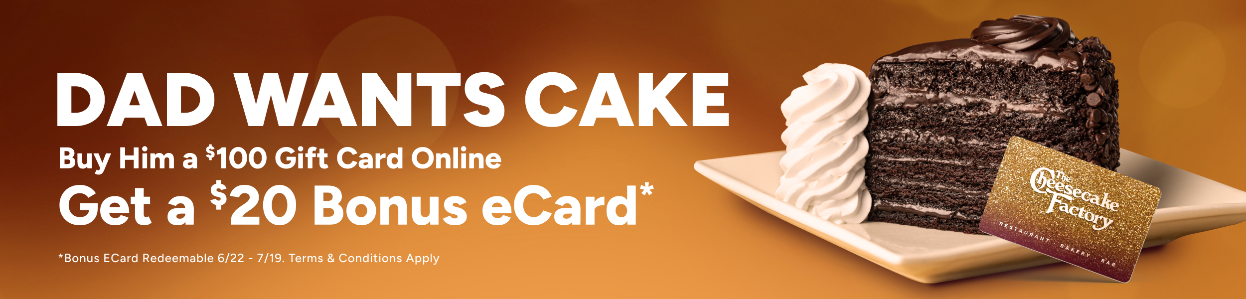 Father's Day Gift Card promo