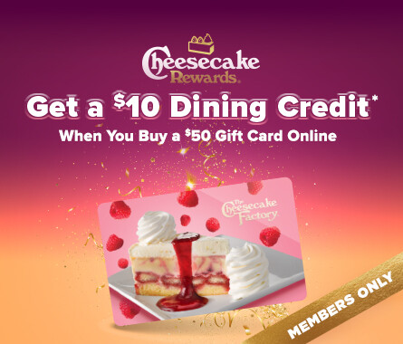 Get a $10 Dining Credit when you buy a $50 gift card online