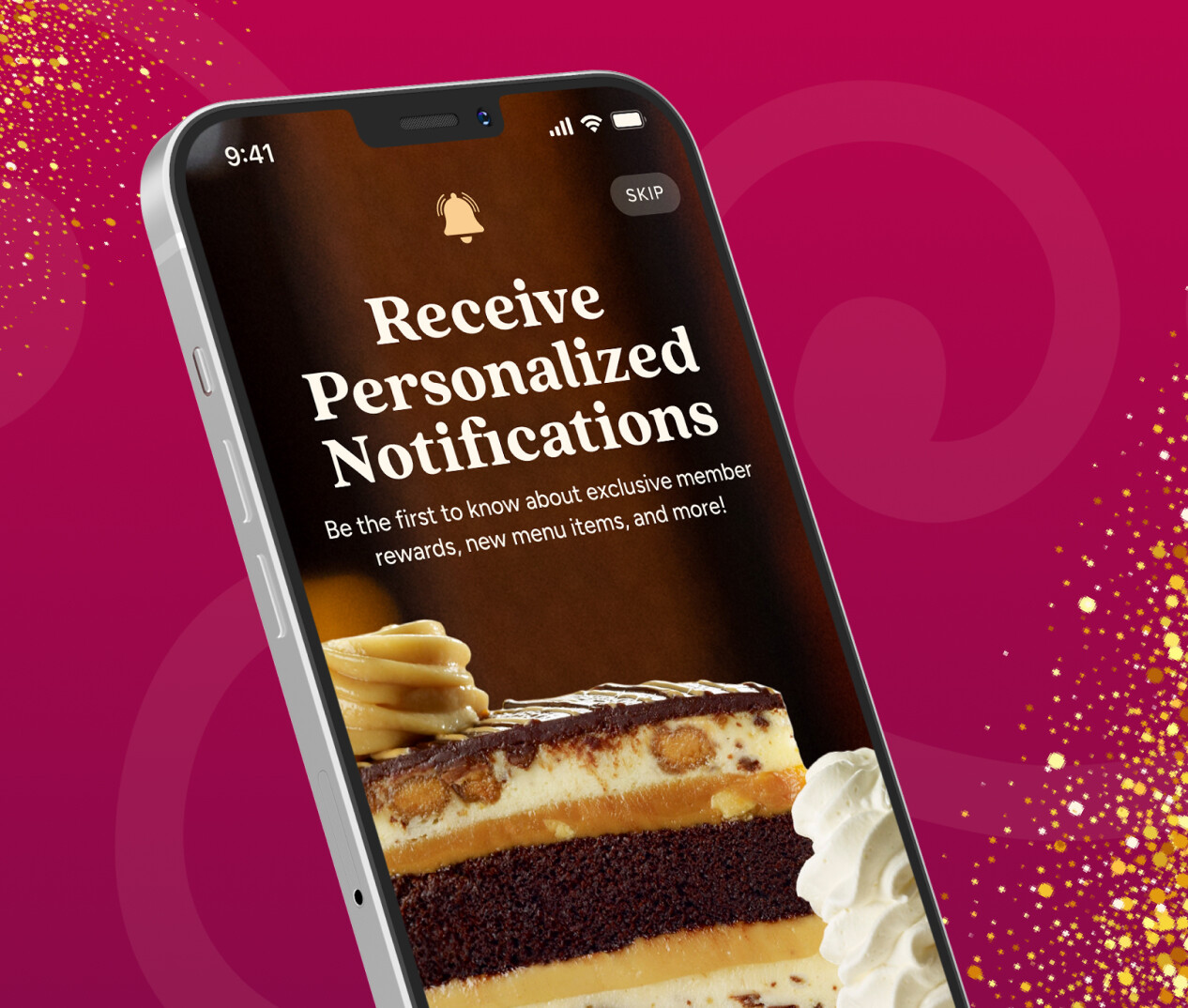 Receive personalized notifications