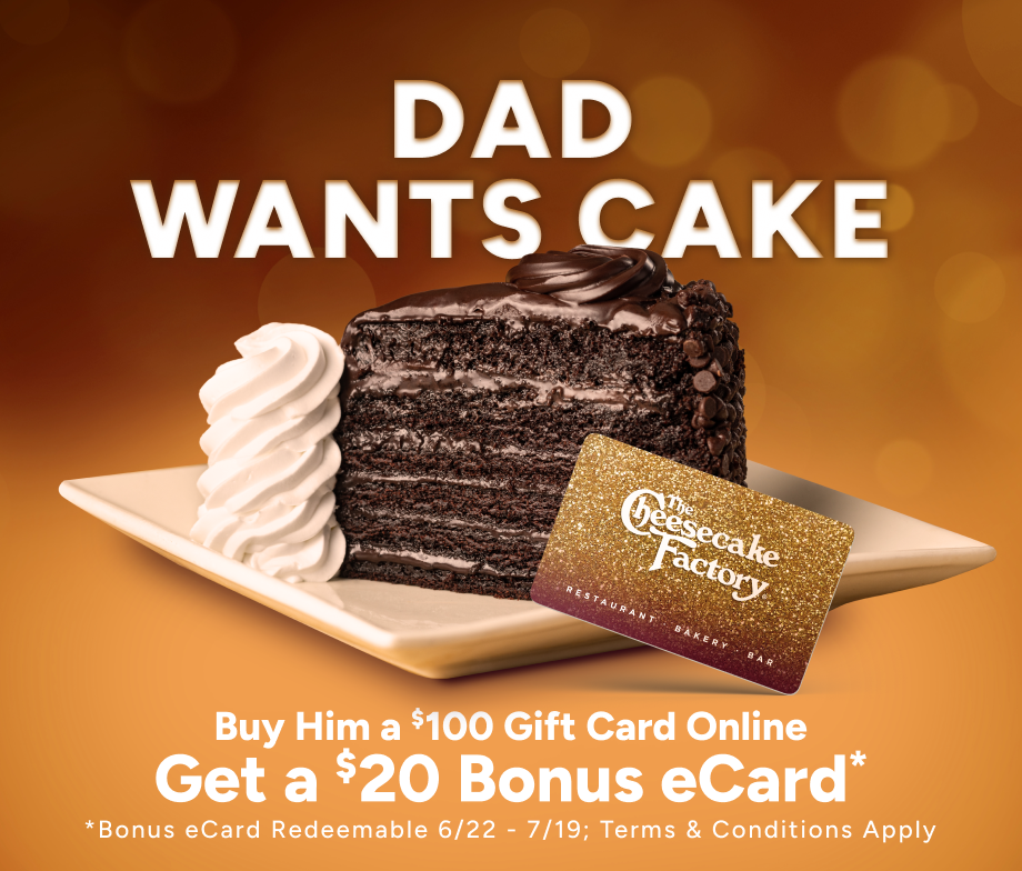 Father's Day Gift Card promo