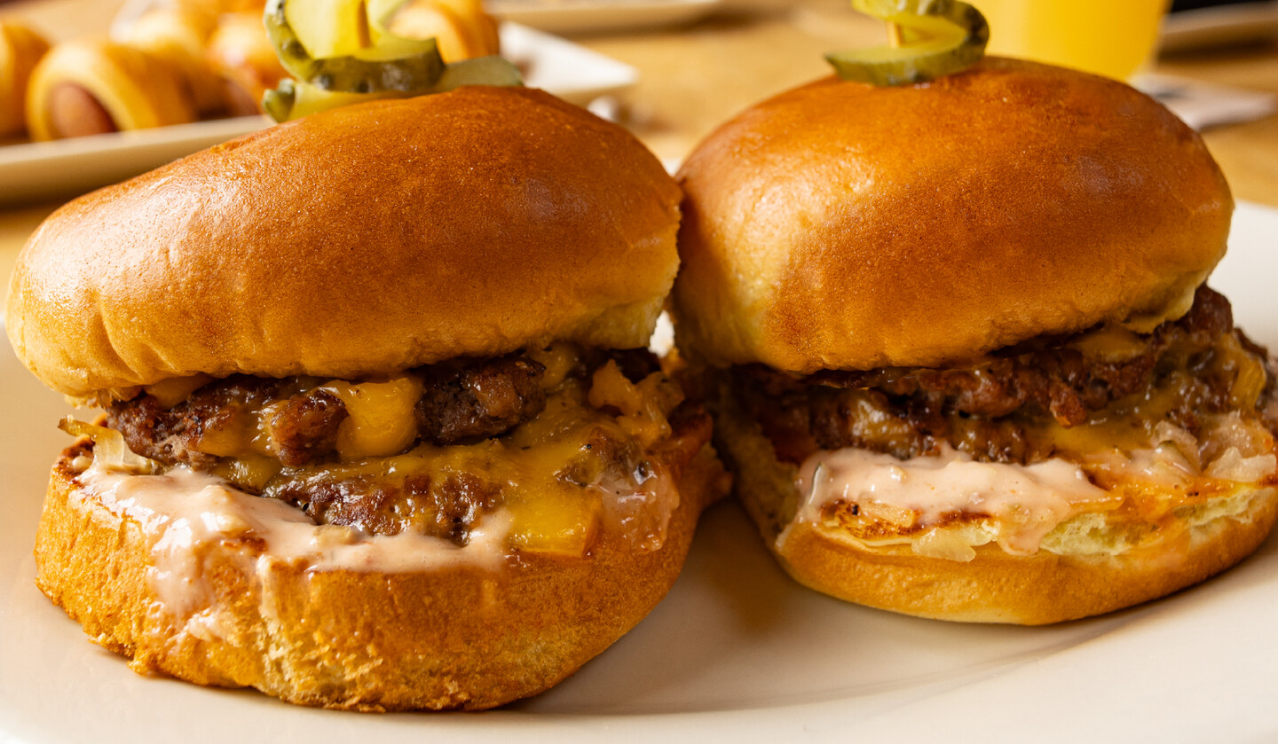 Double Smash Cheeseburger Bites