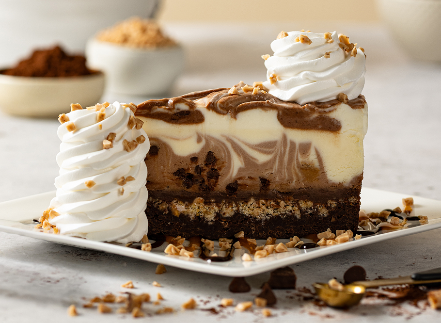 Brownie-Crunch Choc-a-Lot Cheesecake