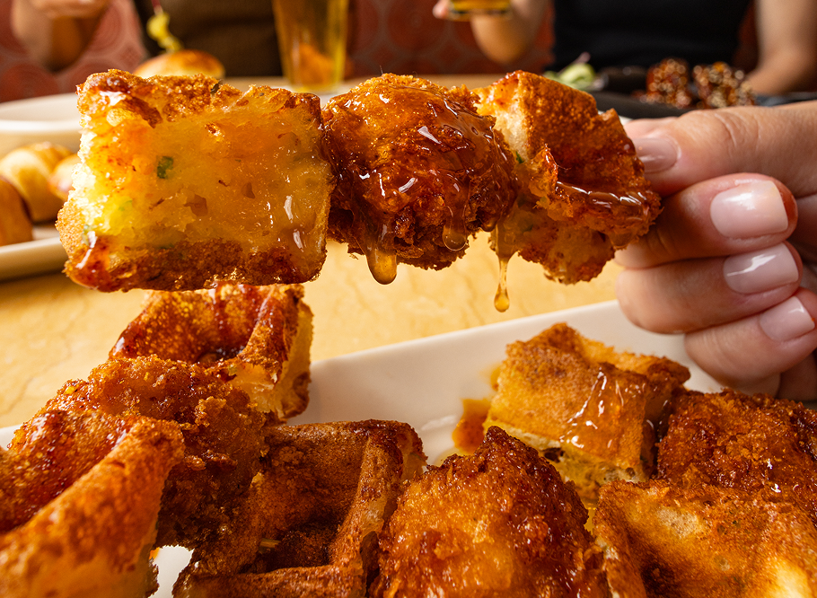 Chicken & Waffle Skewers