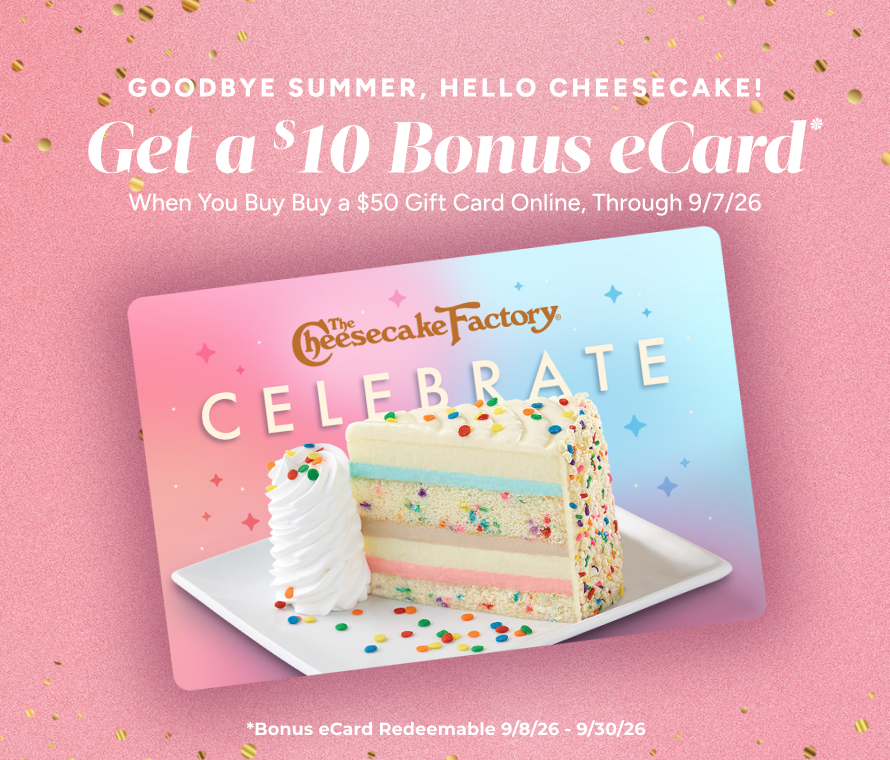 End of Summer Gift Card Promotion