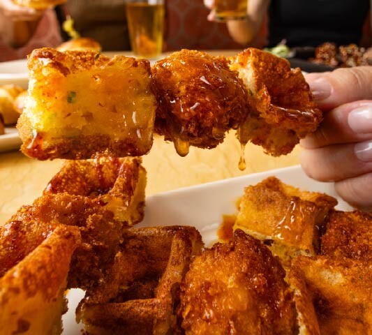 Chicken & Waffle Skewers