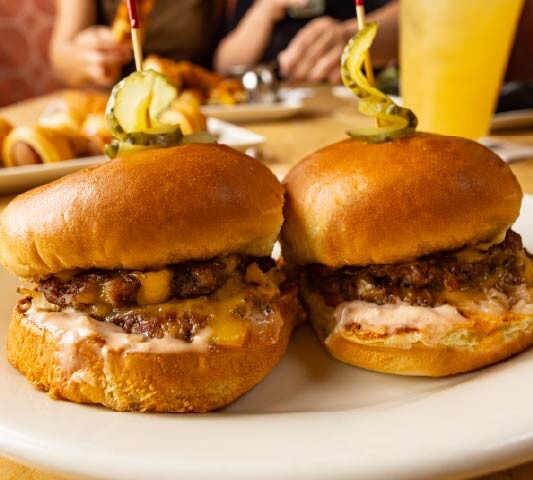 Double Smash Cheeseburger Bites 