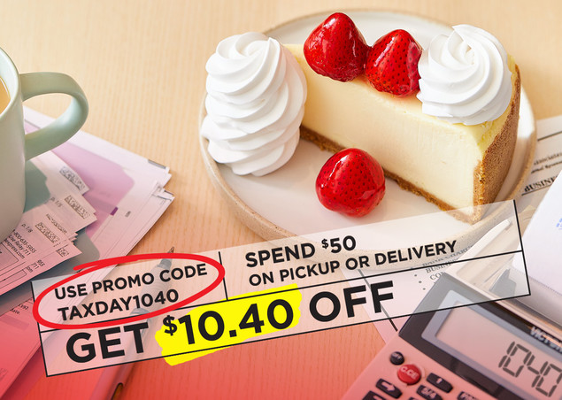 Tax Day Promo $10.40 off $50